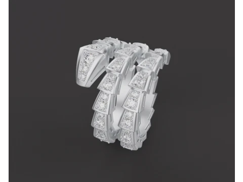 Serpent Ring 15150 3D Model