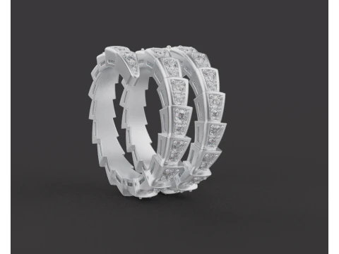 Serpent Ring 15150 3D Model