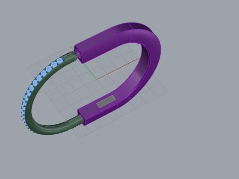Earring 15131 3D Model