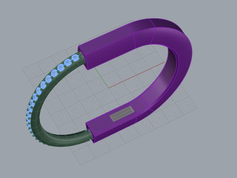 Earring 15131 3D Model