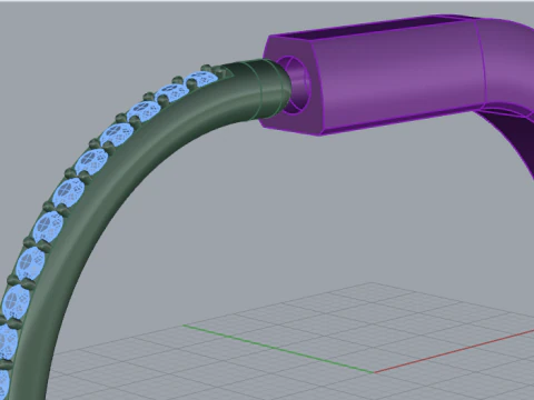 Earring 15131 3D Model