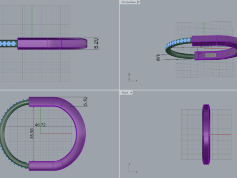 Earring 15131 Modelo 3D