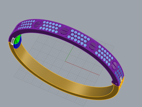Bracelet 15104 Modelo 3D