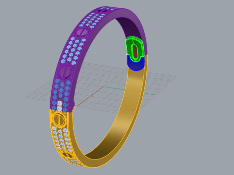 Bracelet 15104 3D Model