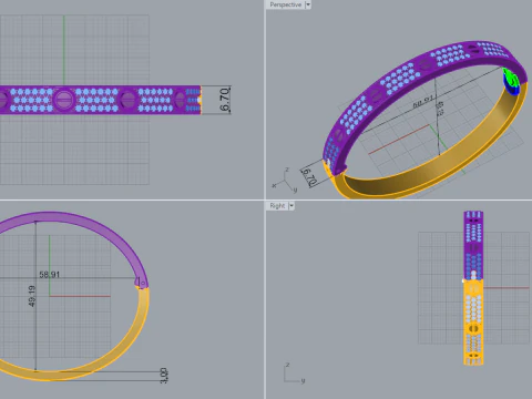Bracelet 15104 3D Model