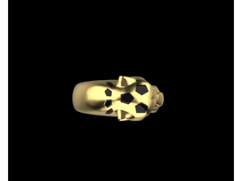 Panther Ring 15099 3D Model