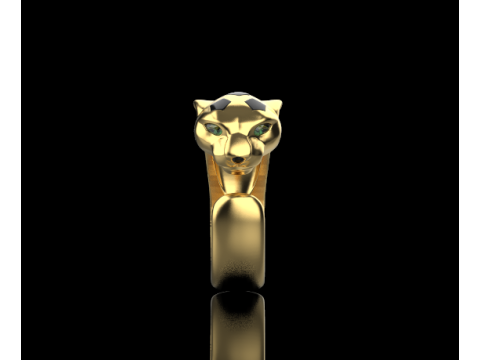 Panther Ring 15099 3D Model