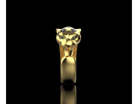 Panther Ring 15099 3D Model
