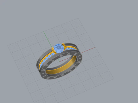Ring 15069 3D Model