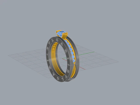 Ring 15069 3D Model