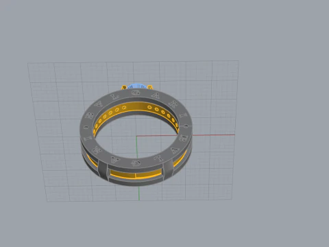 Ring 15069 3D Model