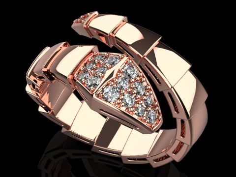 Serpent Ring 11181 3D Model