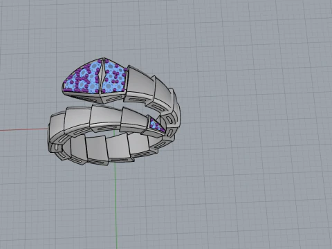 Serpent Ring 11181 3D Model