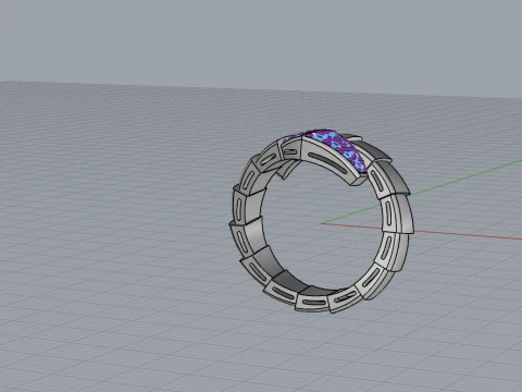 Serpent Ring 11181 3D Model