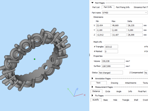 Ring 67450 3D Model
