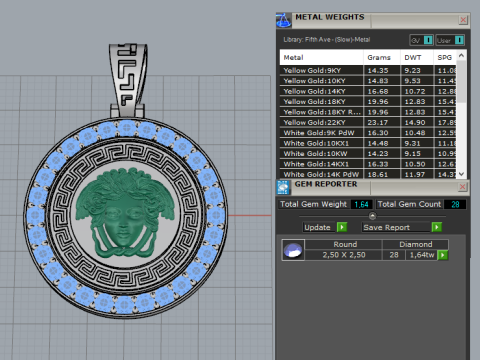 Pendant 67368 3D Model