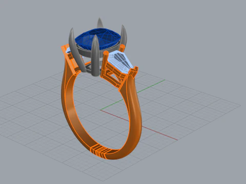 Ring 67125 3D Model