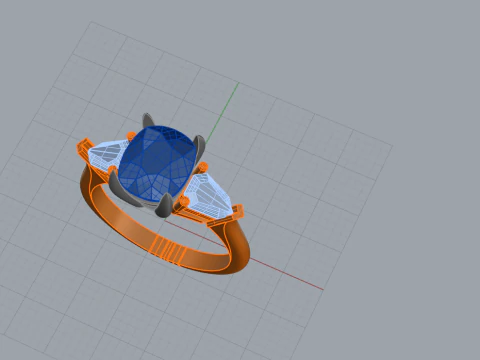 Ring 67125 3D Model