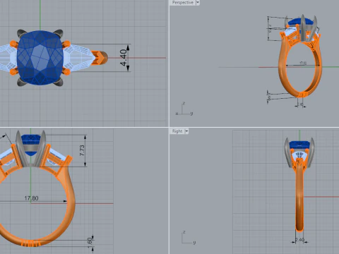 Ring 67125 3D Model