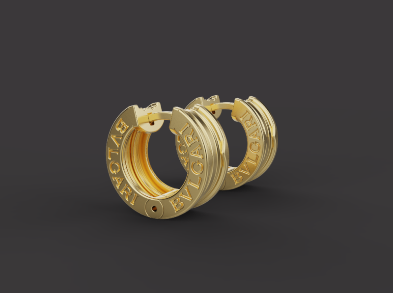 Earrings 67016 Modelo 3D .c4d .max .obj .3ds .fbx .stl .blend