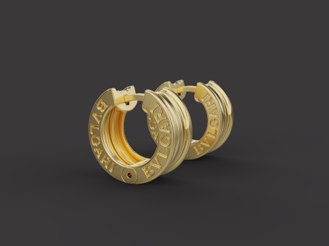 Earrings 67016 3D Model