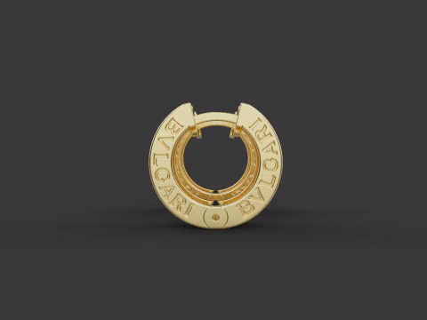 Earrings 67016 3D Model
