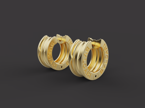 Earrings 67016 Modelo 3D