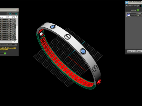 Bracelet 66997 3D Model