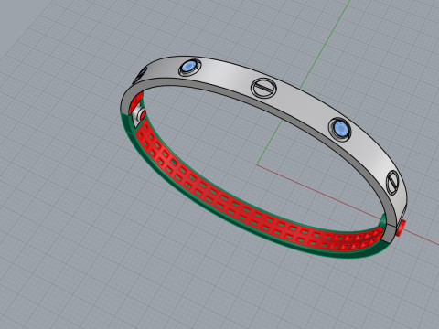 Bracelet 66997 Modelo 3D