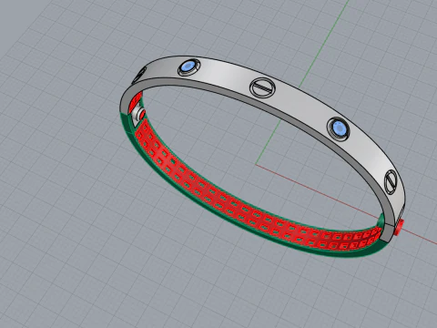 Bracelet 66997 3D Model