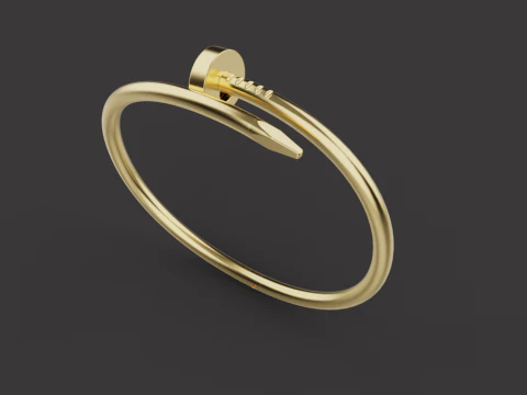 Nail Bracelet 66965 3D Model