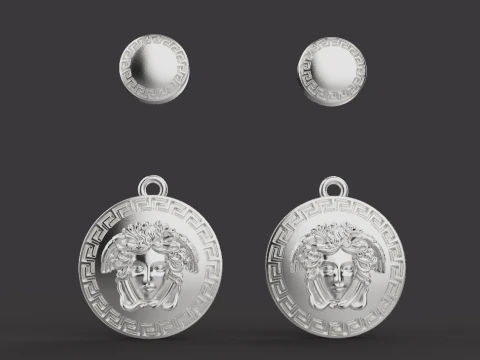 Earrings 66838 3D Model