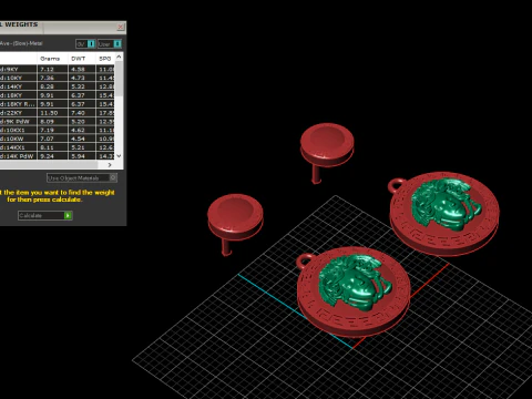 Earrings 66838 3D Model