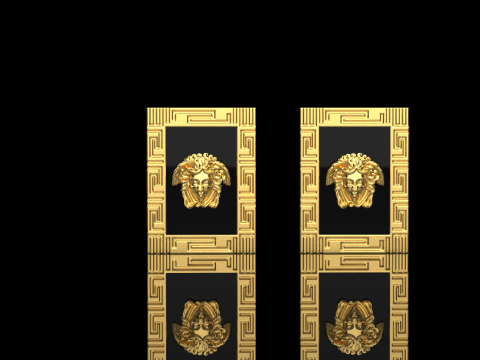 Earrings 66627 3D Model