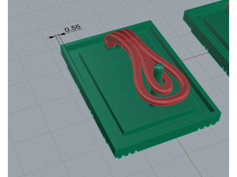 Earrings 66627 3D Model