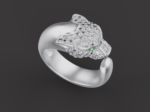 Panther Ring 66614 Modelo 3D