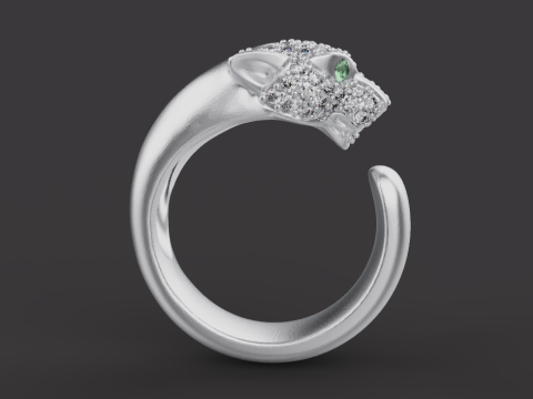 Panther Ring 66614 Model 3D