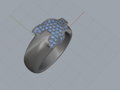 Panther Ring 66614 Model 3D