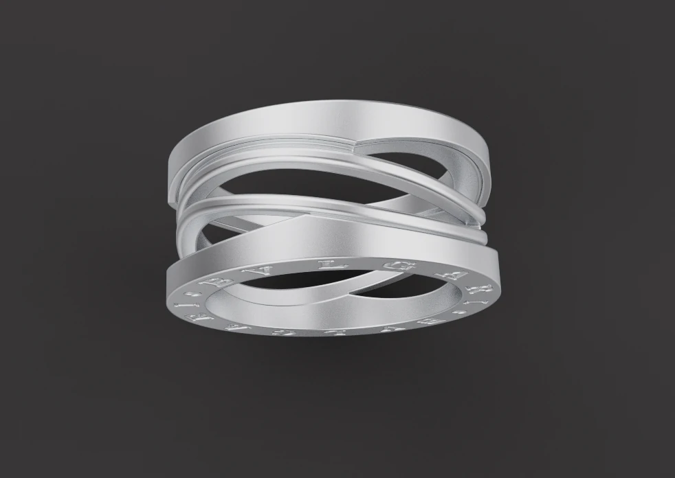 Ring 66562 3D Model .c4d .max .obj .3ds .fbx .stl .blend 