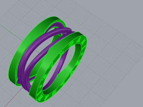 Ring 66562 3D Model