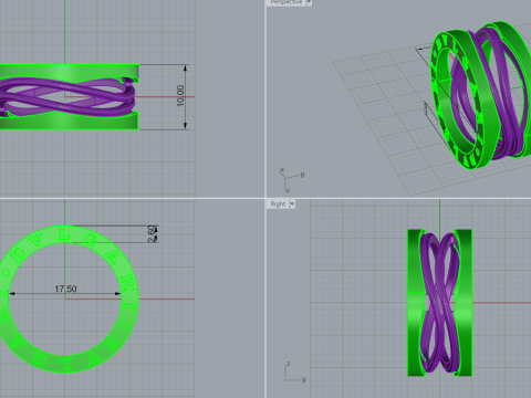 Ring 66562 3D Model