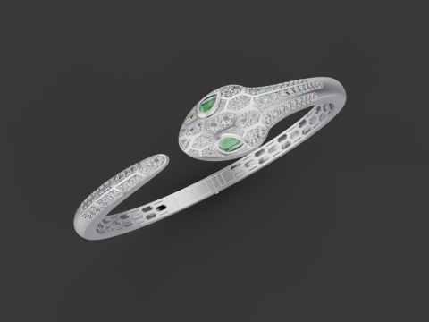 Serpent Bracelet 66392 3D Model