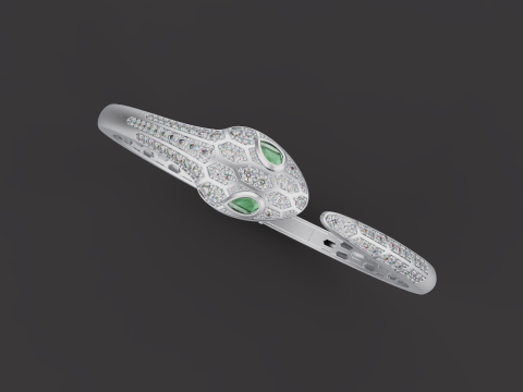 Serpent Bracelet 66392 Modelo 3D