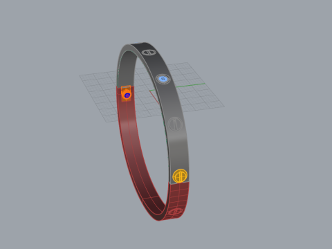 Bracelet 66386 3D 模型