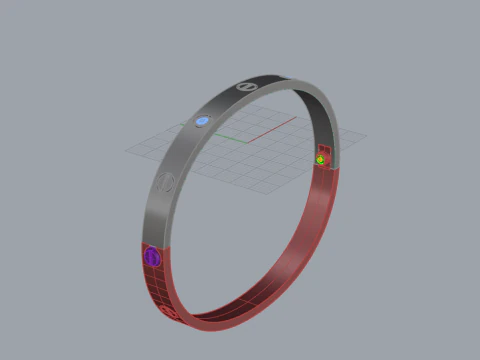 Bracelet 66386 3D Model