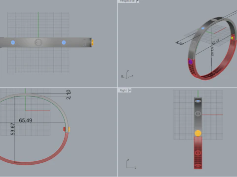 Bracelet 66386 3D Model