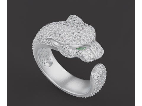 Panther Ring 66362 3D Модель