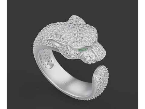 黑豹戒指 66362 3D 模型