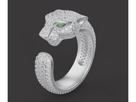 Panther Ring 66362 3D Model