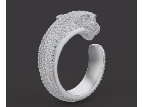 Panther Ring 66362 3D Model